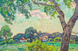  20 лотів, 55 полотен – на продаж виставлено картини Віктора Гайдука з колекції «Промінвестбанку»