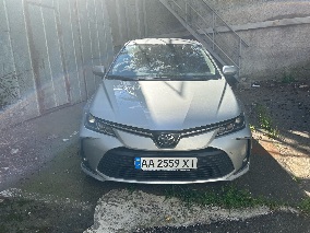 Автомобіль марки TOYOTA, модель COROLLA, 2019 року випуску, тип – загальний легковий - загальний седан - В, номер державної реєстрації  АA2559XI, колір – сірий, номер кузова: NMTBE4BE80R006117, (інвентарний номер 4000047395)