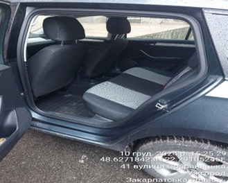 Автомобіль SKODA, модель SPACEBACK, легковий загальний хетчбек-В, рік випуску 2019, сірого кольору, номер державної реєстрації AO8020ВК, номер кузова TMBEC2NHXKB100301.Основні засоби в кількості 17 одиниць