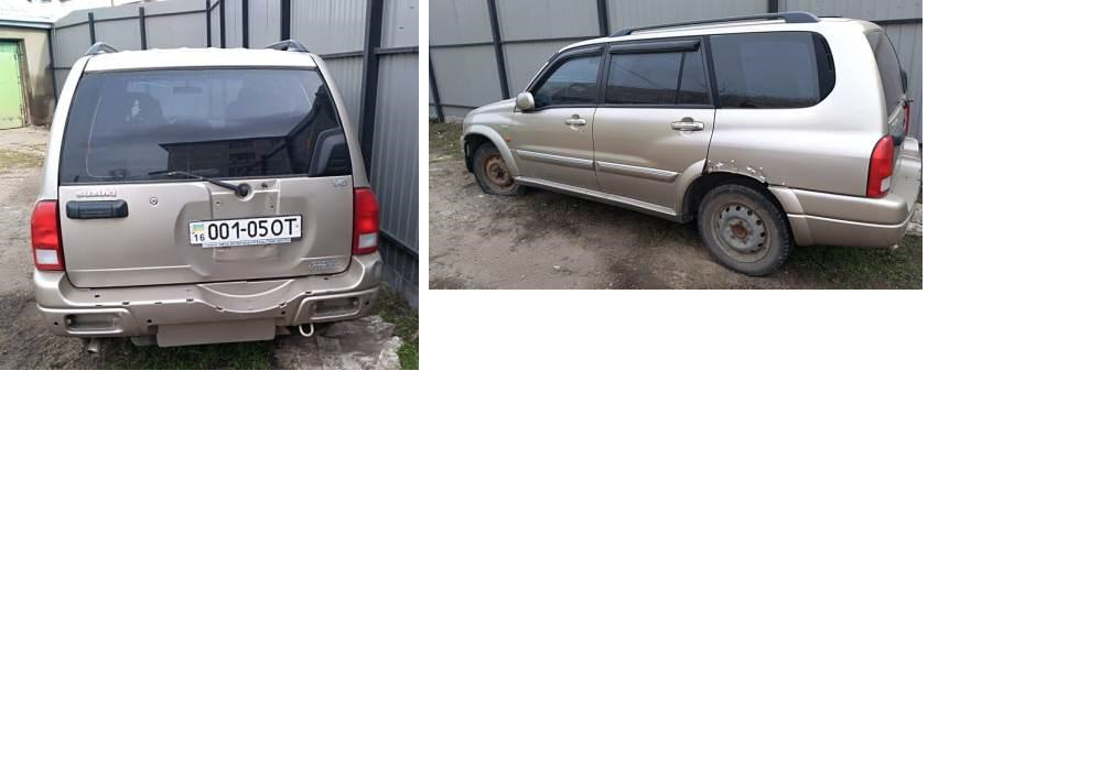 Автомобіль Suzuki Grand Vitara, 2004 р.в., державний номер  00105 ОТ, номер кузова JSAHTX92V00203076, об’єм двигуна 2736, інв.№389. Основні засоби в кількості 14 од., які знаходяться за адресою: м. Одеса, Фонтанська дорога, 11.