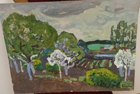 Картина «Цветут сады», інв. № 163539