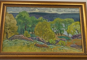 Картина «Вид на Днепр», інв. № 163530