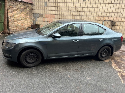 Легковий автомобіль SKODA OCTAVIA A7, сірий, 2019 року випуску, номер кузова ТМВАС2NE4KB006970, номер державної реєстрації АА7149ХН, інвентарний номер 447068