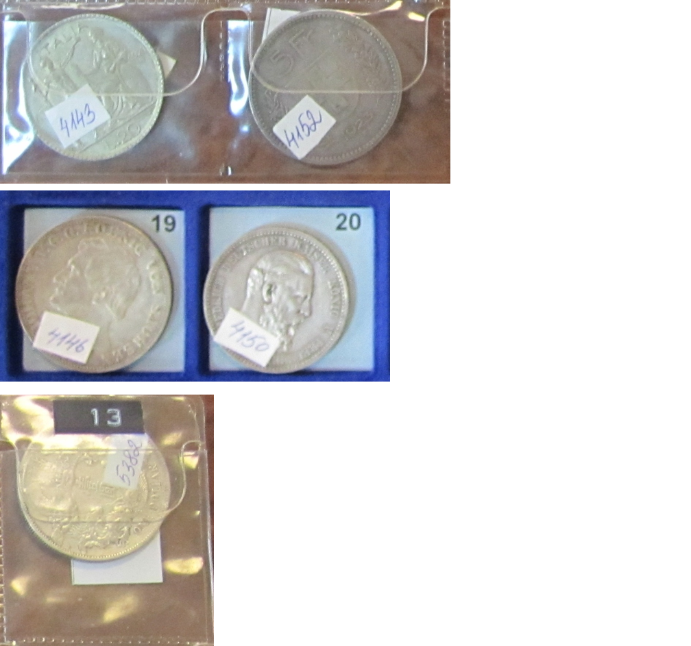 Предмети нумізматики та фалеристики (колекційні монети) у загальній кількості  41 одиниць (срібло),  детальна інформація в публічному паспорті активу