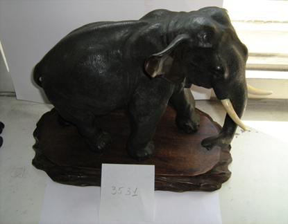 Статуетка «Слон», бронза, інв.№3531