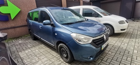 Транспортний засіб RENAULT LODGY, легковий універсал-В, рік випуску 2014, колір-синій, номер державної реєстрації АЕ5146НО, номер кузова, шасі VF1JSRBW450276819