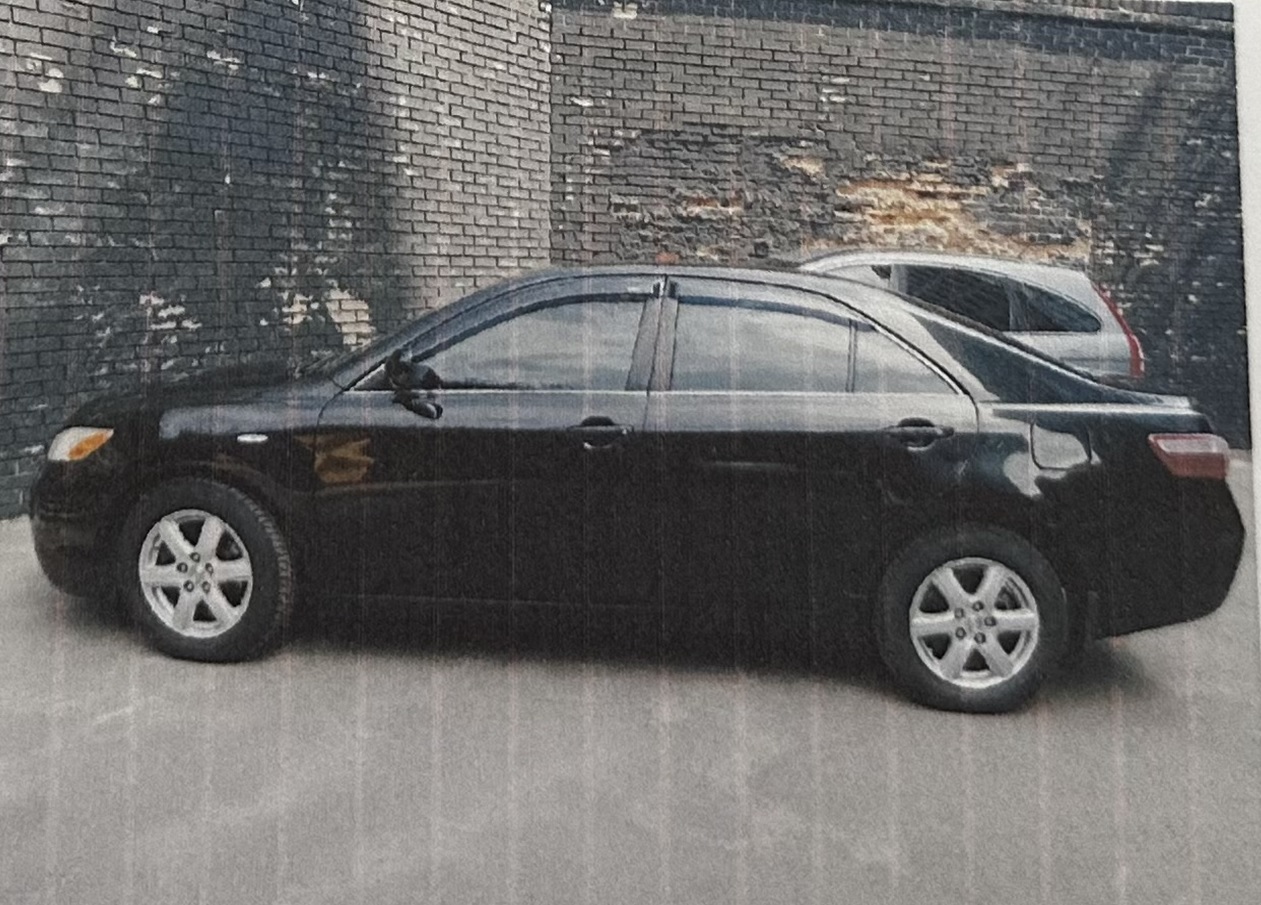 Транспортний засіб Toyota Camry свідоцтво про реєстрацію ААС 217657, державний номер АА5617ЕР, рік випуску 2007, Об`єм двигуна 2400.см. куб , колір чорний, номер кузова JTNBE40K803121551, легковий сєдан