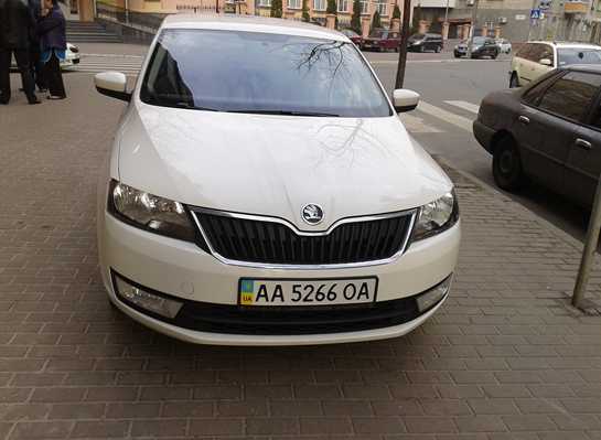 Легковий автомобіль Skoda  Rapid  (№ кузова  TMBAN2NH6EB101295,  рік випуску 2013)