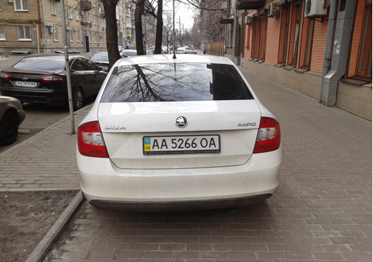 Легковий автомобіль Skoda  Rapid  (№ кузова  TMBAN2NH6EB101295,  рік випуску 2013)